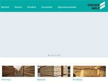 Tablet Screenshot of fischerholz.at